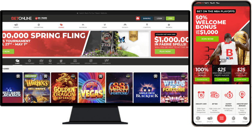 betonline casino mobile desktop